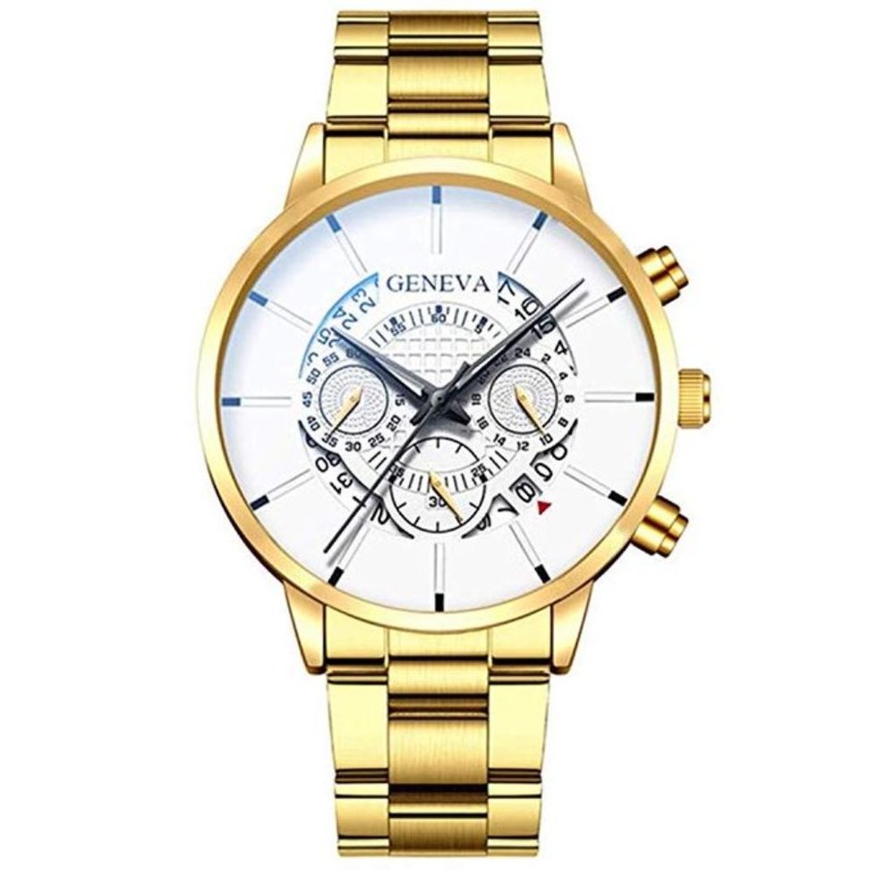 Men Quartz Movement Watches Stainless Steel